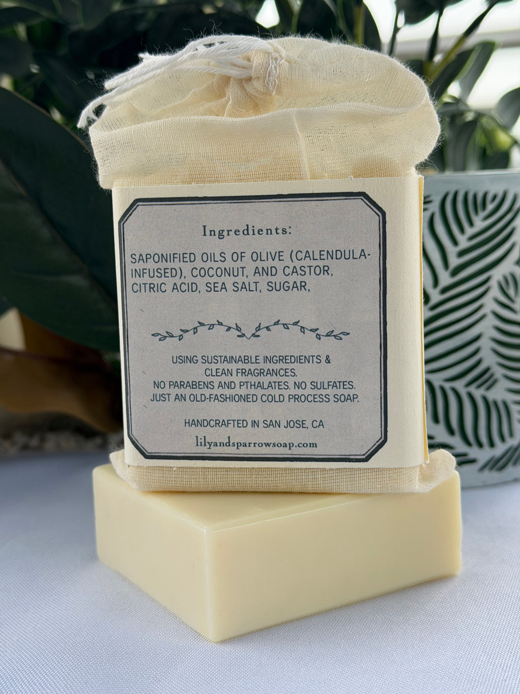 Calendula Infused Bar (Fragrance-free)